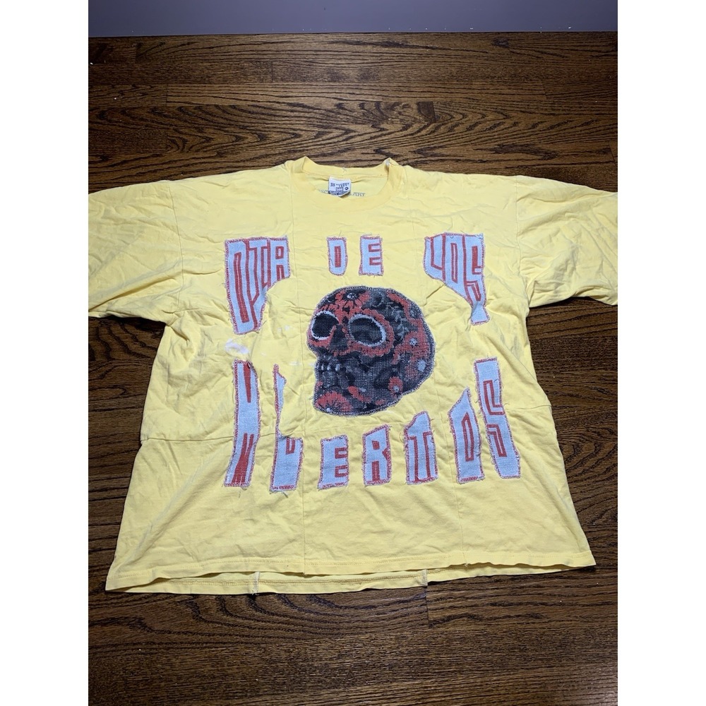Vtg Sturdy Tees By Lee Mens XLarge Shirt Y2K Graphic Art Dia De‎ Los Muertos
